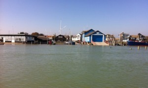 Spring High tide at Rye Harbour