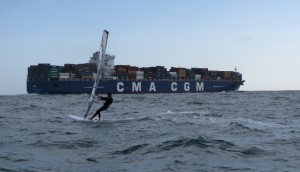 Channel Crossing safety boat