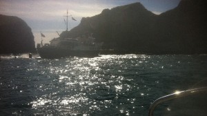 lundy ferry arrives