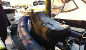 frosty boat at 6am Dover marina