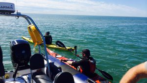 Kayak the english Channel