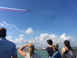 Eastbourne airshow by boat